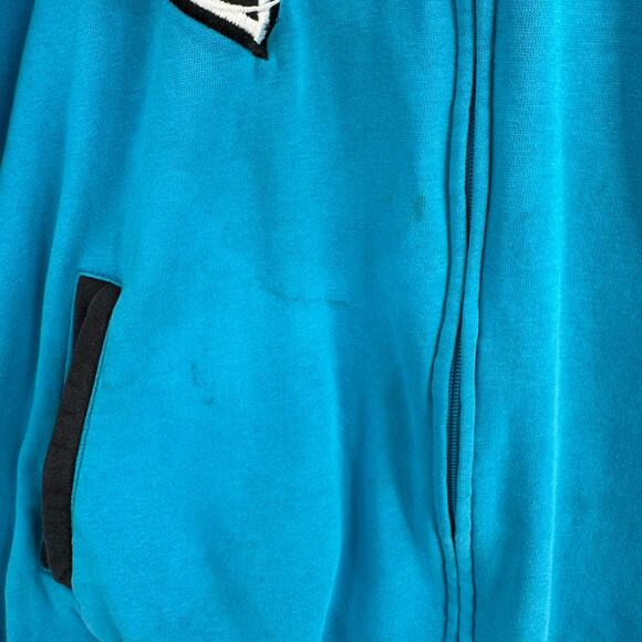 Vintage Y2K Famous Stars and Straps Family Full Zip Hoodie Adult M Blue Black - Picture 8 of 12